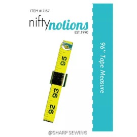 NIFTY NOTIONS  #7157  YELLOW TAPE MEASURE 96 INCHES