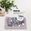 Cat Ornament Simulation Design Vivid Cute Plush Lying Cat with