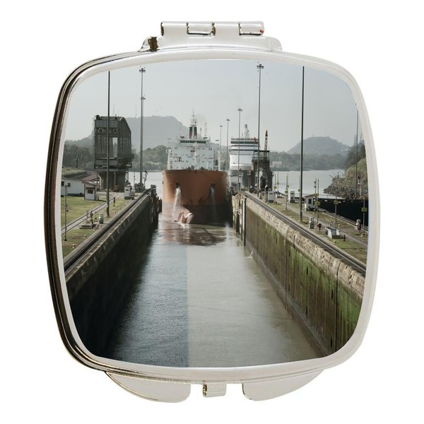 Island Gifting - Image of Large Cargo Ship Entering Miraflores