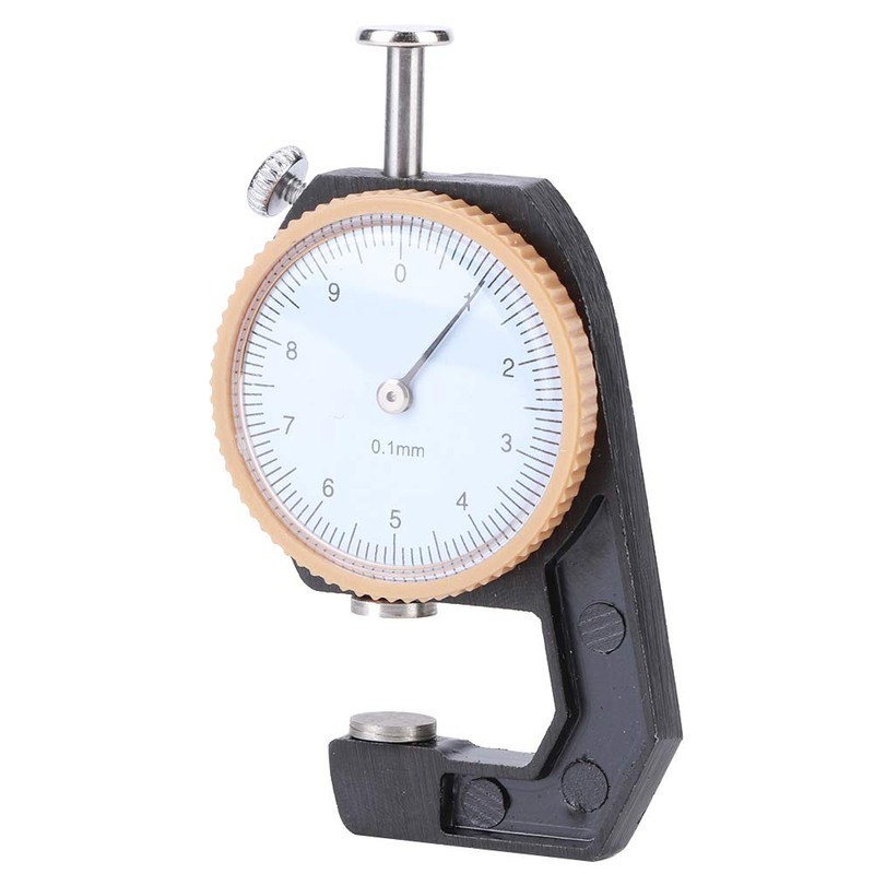 0 to 10mm Thickness Gauge, Portable Round Dial Thickness Gauge,