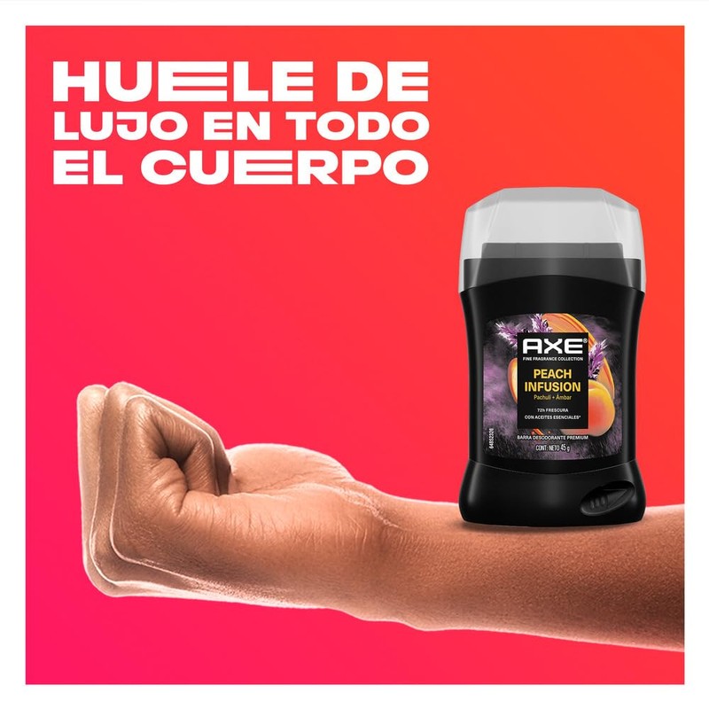 Axe Desodorante premium en barra Peach Infusion 45 g