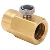 CO2 Cylinder Cartridge Adapter Household Soda Bottle Brass Refill Connector