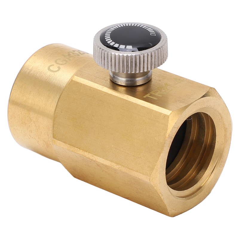 CO2 Cylinder Cartridge Adapter Household Soda Bottle Brass Refill Connector