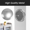 Repa Market 8 Inch (Opening Dimensions) Air Vent Covers/Black Galvanized