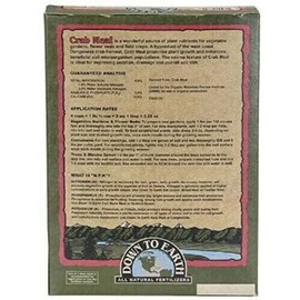 Down to Earth Organic Crab Meal Fertilizer Mix 4-3-0, 5 lb 5 Pound - New, Garden