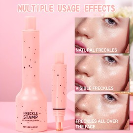 Dandin Freckle Pen, Freckle Stamp Pen, Freckles Pens, Quick-drying Compact Waterproof Freckle Stamp, for Creative Makeup Looks Stage Performances Cosplay Everyday