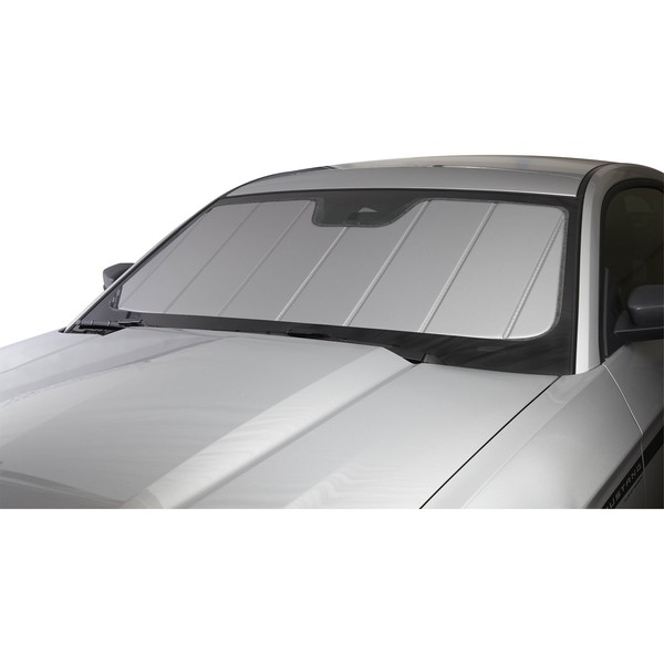 Covercraft UVS100 Custom Sunscreen | UV11444SV | Compatible with Select Nissan Titan/Titan XD Models, Silver