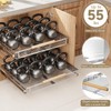 taiheis 2 Pack Expandable Pull Out Cabinet Organizer，16.3~26.3"x17.3"Cabinet Pull Out