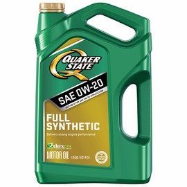 Quaker State Full Synthetic 0W-20 Motor Oil (5-Quart, Case of 3)