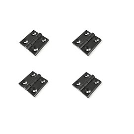 Pack of 4 Metal Hinges 50 x 50 mm Folding Hinge Screw-On Hinge for Garden, Boat or Mechanical Engineering These Hinges are Versatile