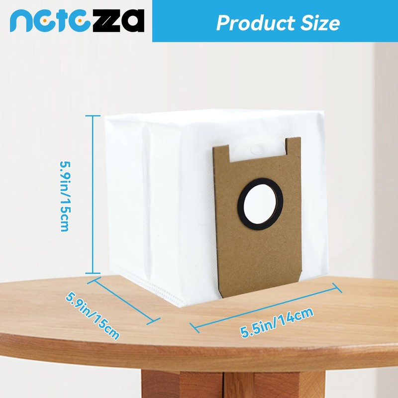 T20 Dust Bags Replacement Compatible with Airrobo T20+ Robot Vacuum