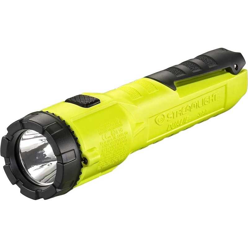 Streamlight Dualie 3AA 140-Lumen Intrinsically Safe Flashlight, Yellow