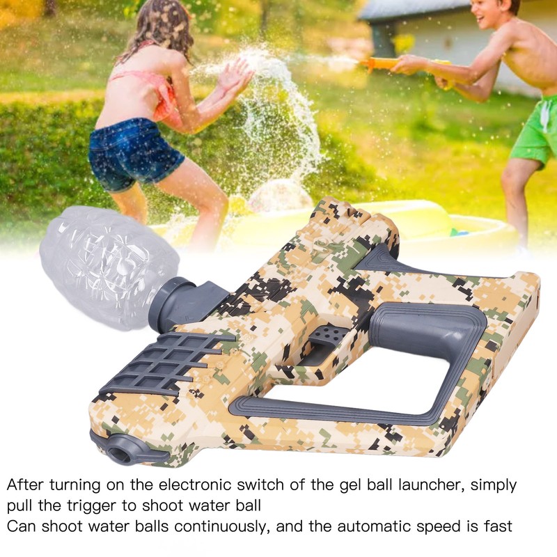Electric Water Beads Shooting Toy Plastic Water Ball Shooting Games