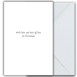 Girlfriend Christmas Card, Nice Words Girlfriend Christmas Cards, Xmas Card Girlfriend, Christmas Card For Girlfriend, Romantic Girlfriend Christmas Card, Christmas Cards Girlfriend, Multi, XXWF2038