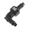 A ABSOPRO 2 x Fuel Line Connector Hose Coupling 90