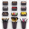 Pegboard Bins Cups with Hooks & Loops 12 Pack Peg