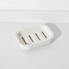 Generic Plastic Soap Dish with Drainage, Soap Holder for Bathroom