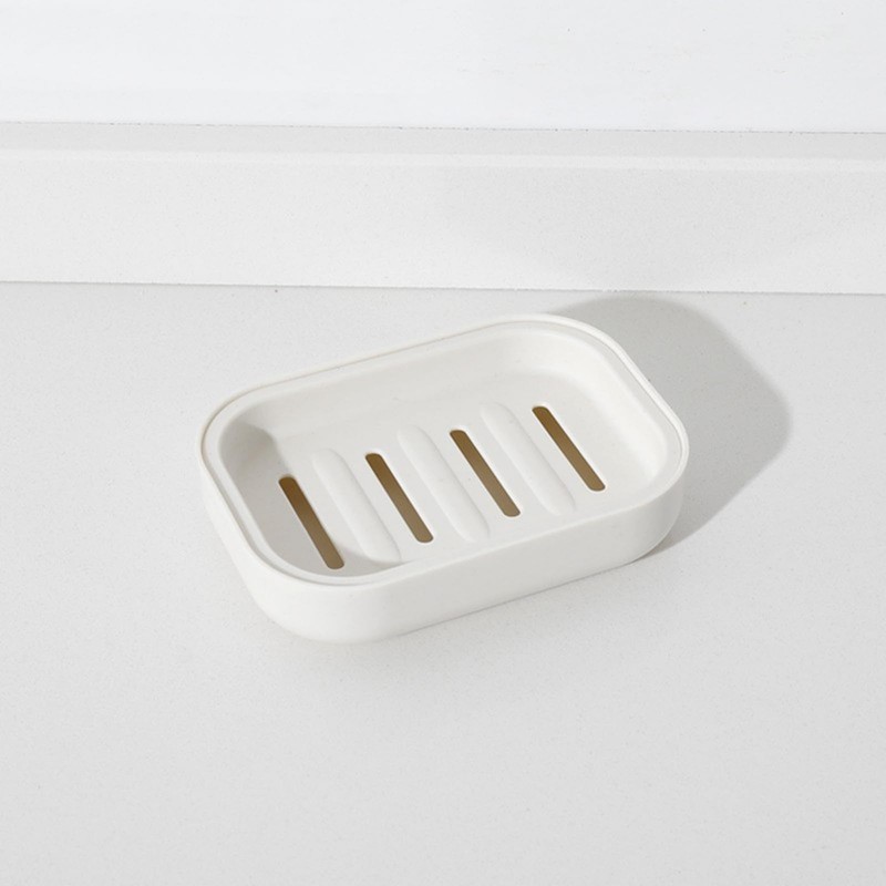 Generic Plastic Soap Dish with Drainage, Soap Holder for Bathroom