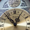 Bedford Clock Collection Grand Antique Colonial Chiming Wall Clock with