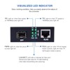 10Gtek Gigabit Ethernet Media Converter with a 1000Base-SX Module Included,