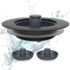 Hibbent Kitchen Sink Plug, Kitchen Sink Strainer and Stopper Combo,