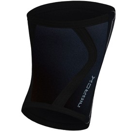 Knee Sleeves (1 Pair), 7mm Neoprene Compression Knee Braces, Great Support for Cross Training, Weightlifting, Powerlifting, Squats, Basketball and More (Black, Small)