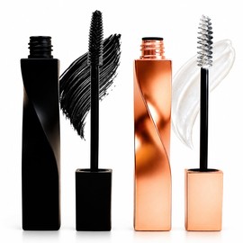 IBRAHYPE Tubing Black & White Lash Primer Mascara Set, 15ml Waterproof & Volumising Lengthening Mascara & Primer Duo