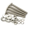 M6-1.0 x 80mm Hex Head Bolts, Hex Nuts, Extra-Large and