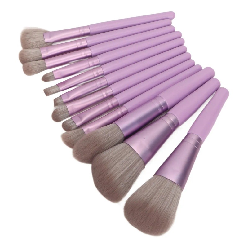 Set Profesional De Brochas De Maquillaje, 12 Unidades, Portá