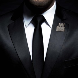 Jw.org Pins-1 Inch Solid Metal Pins- Gold or Silver Toned With Jw.org Logo For Jehovah's Witnesses- 12 Pack, 12 Pack-letter pin, Metal Silver