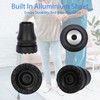 4PCS Rubber Cane Tips 7/8 Inch Heavy Duty Walking Cane