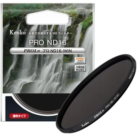 Kenko 252642 Pro1D Pro ND16 (N) ND Filter, 252642 (W) N 2.0 inches (52 mm), For Dimming Use, Reduces Light Amount of Light to 1/16, Color Neutral, Made in Japan