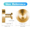 Gestarich 2 Pack Suction Hooks, No Drill Stainless Steel Towel