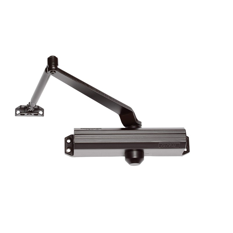 Global Door Controls TC201-DU Compact Commercial Door Closer in Duronotic