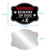 E-HORDE 2 Pack Beware of Dog Sign, 10"x 8" Dog