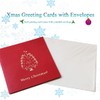 JRIQHOLD Christmas 3D Greeting Cards, 5 Pcs Pop Up Greeting