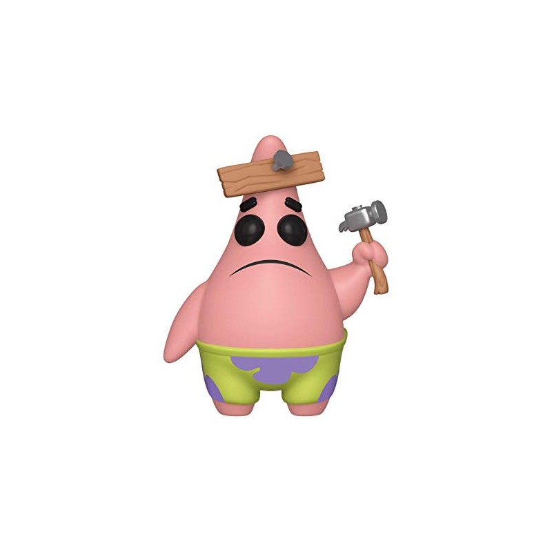 Funko Pop! Animation: Spongebob Squarepants - Patrick with Board, Multicolor,