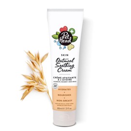 Pet Head Health Soothing Oat Cream for Dogs | Fragrance Free | Soothes, Regenerates and Hydrates Intensively | Suitable for All Skin Types, Nose, Paws, Wrinkles and Creases (85 ml)