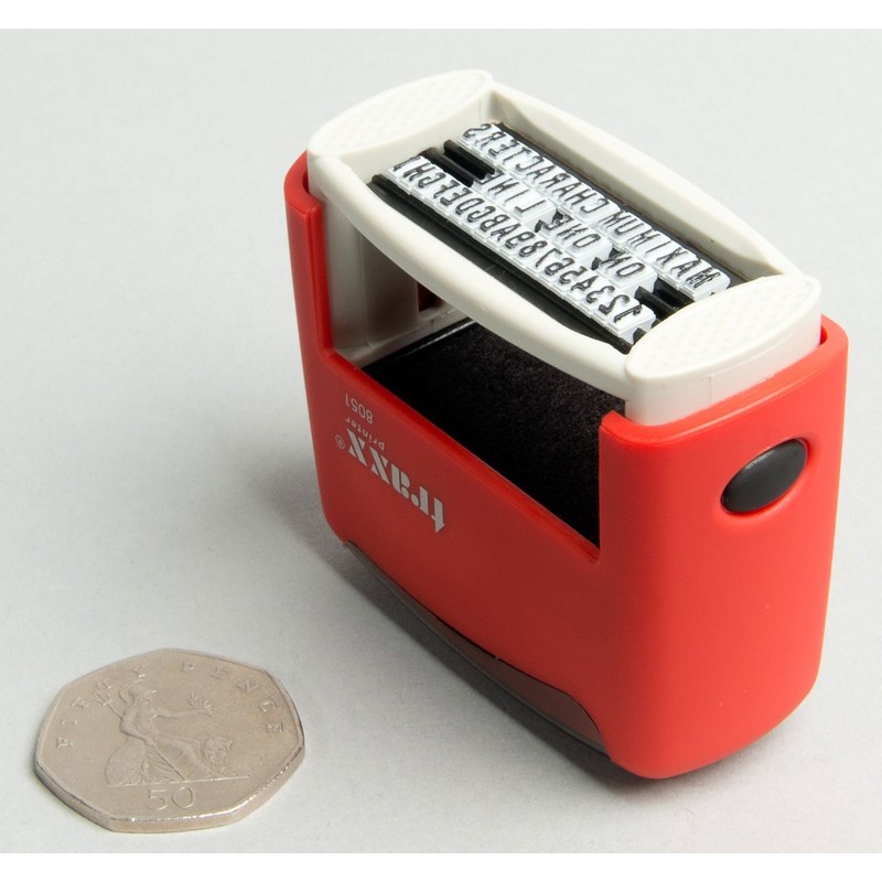 Traxx 8051 Self-Inking DIY Text Rubber Stamp kit up to