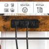 HOOBRO Bakers Rack with Power Outlet, 35.4 Inches Coffee Bar