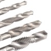 7Pcs Tap Set 1/4 Hex Shank Metric Drilling and Tapping