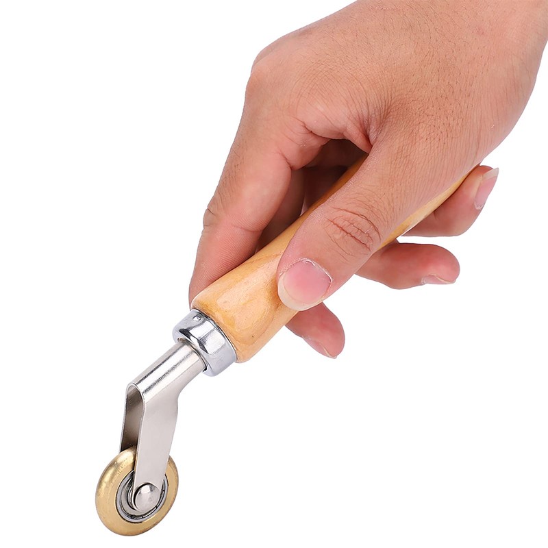Akozon Seam Roller, Brass Penny Roller, Mini Roller Seam Hand
