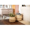 Decorasian Belly Basket, Braided Seagrass Large and Small - Basket