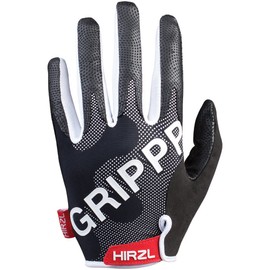 Hirzl Grippp Tour 2.0 Full Finger Unisex Cycling Gloves (White/Black, X-Large/10)