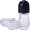 Clear Glass Roller Bottles with Plastic Ball,Deodorant Roll On Bottles