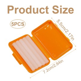 5 Boxes of Braces Wax, Orthodontic Wax for Braces, Braces Wax to Relieve Irritation Pain, Braces Wax with Fruit Flavour (10 Types Flavour)