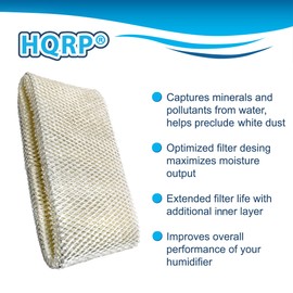 HQRP Filter 3-Pack Compatible with Holmes HM3300 HM3400 HM3500 HM3501 HM3600 HM3607 HM3608 HM3640 HM3641 HM3650 Humidifier