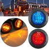 HIPOPY 10 Pcs 3/4” LED Round Clearance Bullet Marker Lights,