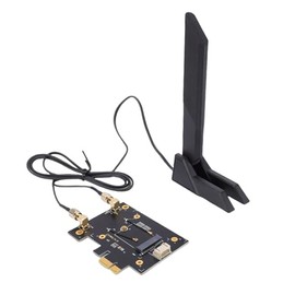 GOWENIC Tarjeta de Red WiFi 7 PCIe, Tarjeta de Red de Triple Banda de 4200 Mbps para PC de Escritorio con Bluetooth 5.2, para1/10, para, Antenas de 10 DB