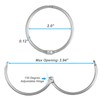 24 Pack Shower Curtain Rings, Rustproof Decorative Shower Curtain Hooks